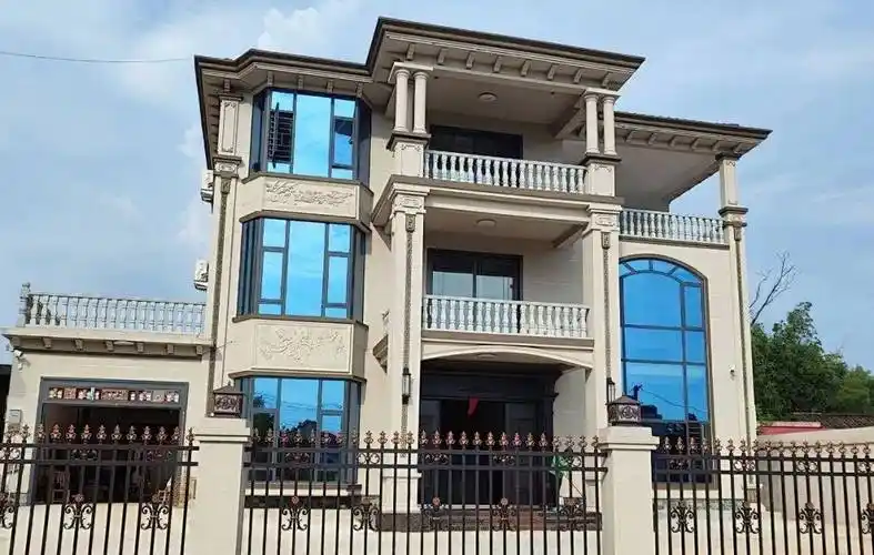 石涂装丨有颜有品,美尔奇仿石漆让乡村别墅更美丽_装饰_房子_外墙