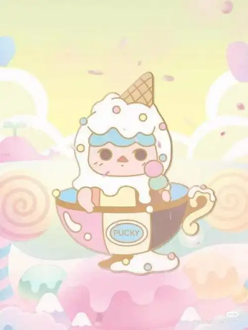 泡泡玛特系列盲盒盲袋素材简笔画哟