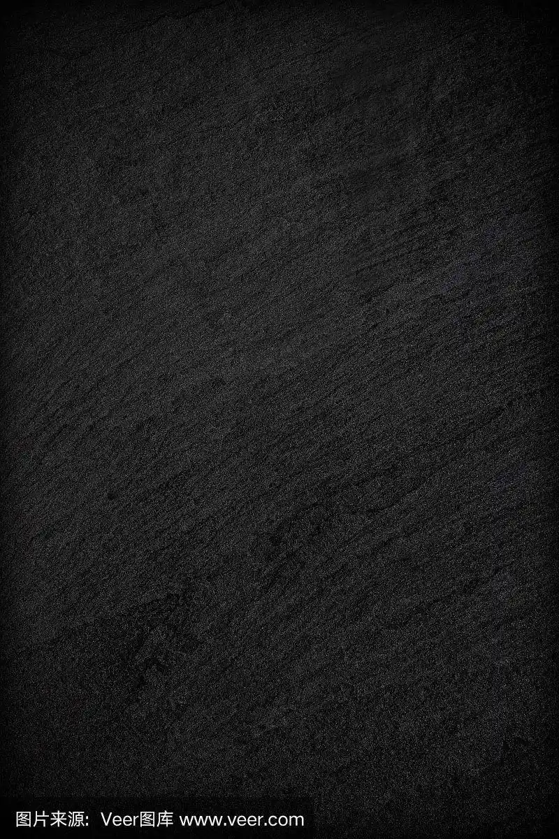 深灰色黑色石板背景或纹理.