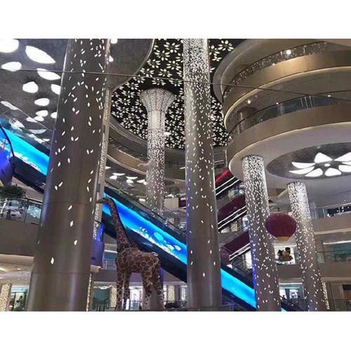 推荐材接厅商a花吊顶镂空无缝拼餐我想买天场通风冲孔铝单板幕墙