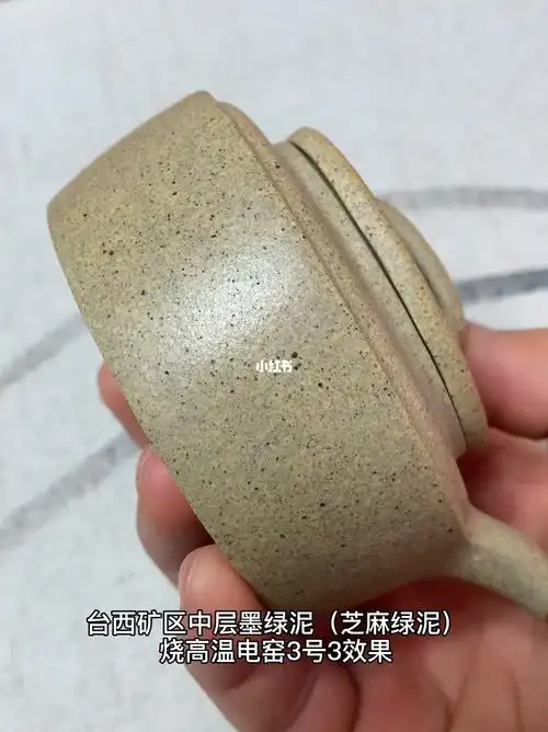 台西矿区中层墨绿泥芝麻绿泥烧高温电窑3