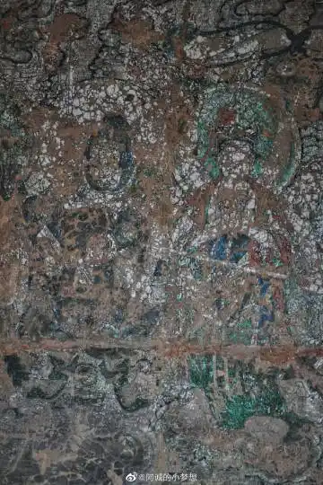 此画作于明景泰二年(1451),绘画同样精美至极,晚于大雄殿壁画15年成.