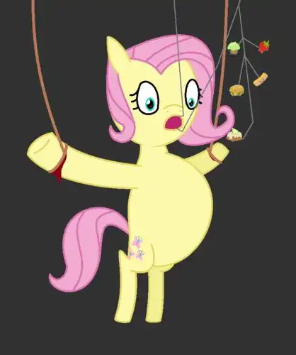 fluttershy belly inflation