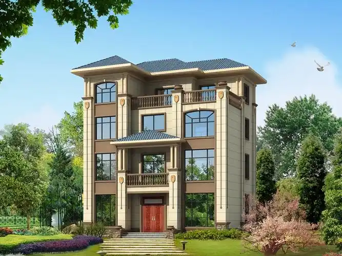 精品4层自建复式别墅设计图1811m造价50万左右