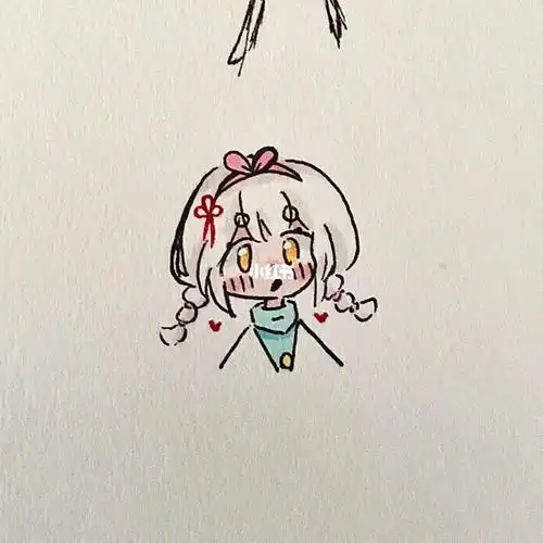 简笔画的小绊爱