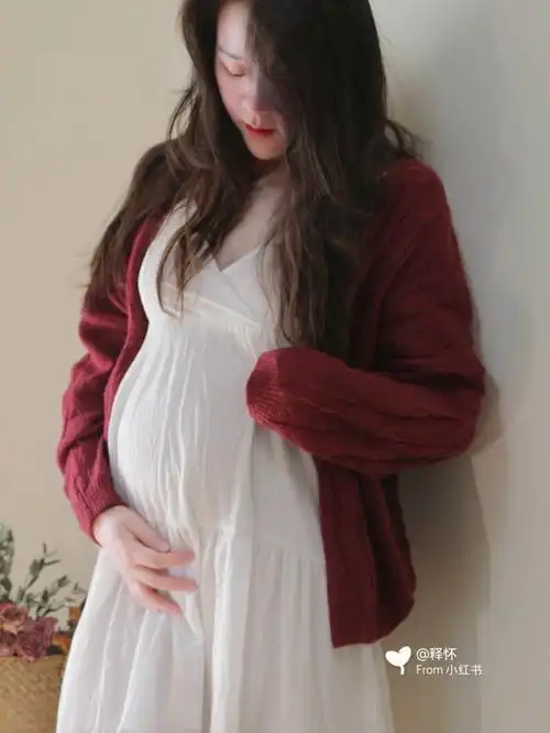 0元居家自拍孕妇照