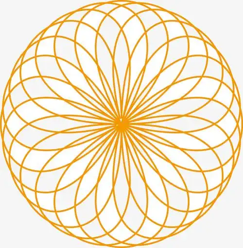 花朵旋转纹理矢量图