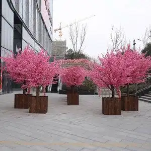 【假桃花树仿真树室外图片】假桃花树仿真树室外图片大全_q友网