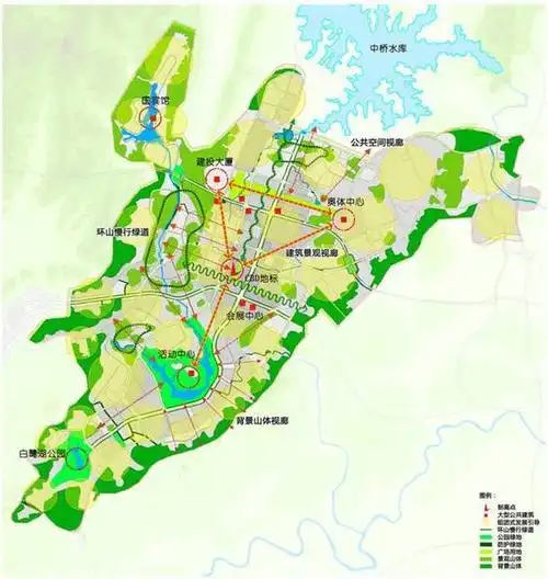 遵义中心城区总体城市设计公示 15城市组团蓄势待发