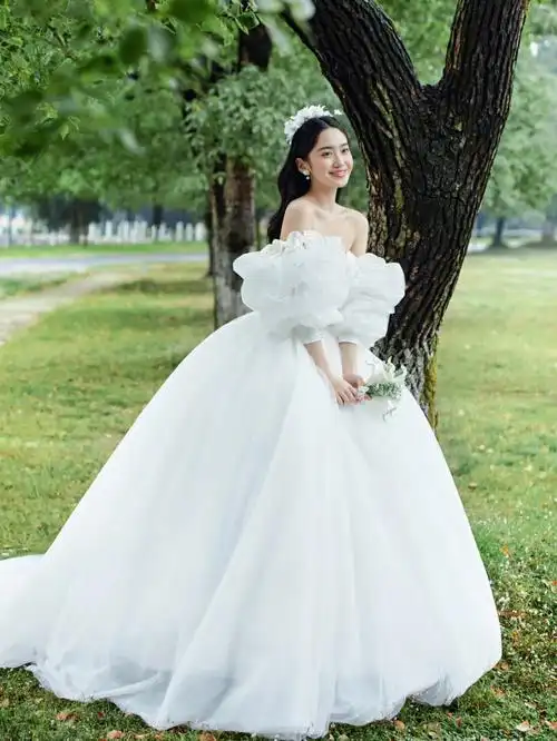 女生无法拒绝74的森系婚纱照仙气感爆棚