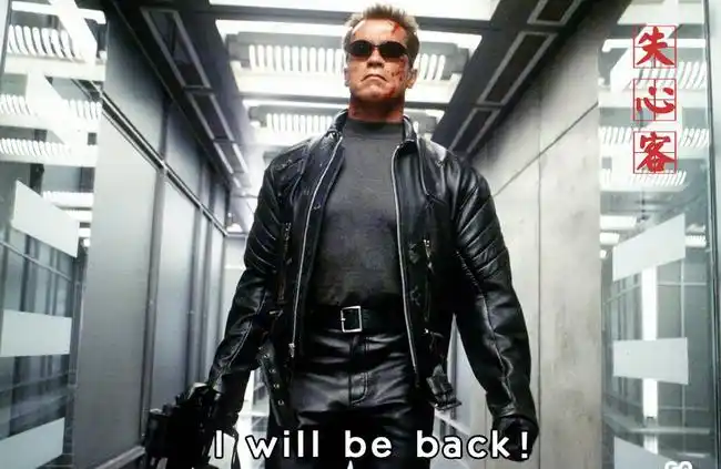 他说着:i will be back!可过去的情感却随着以往躯体而消逝.