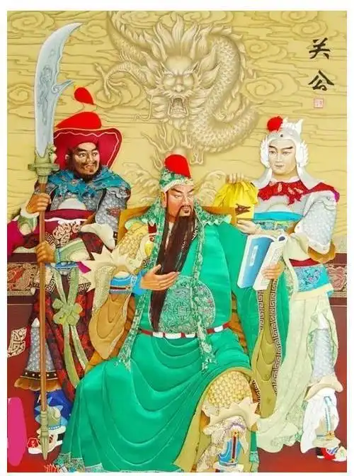 民间故事:憨周仓坐殿,瞎指挥乱干|关老爷|关羽|关平|赤兔马|青龙刀