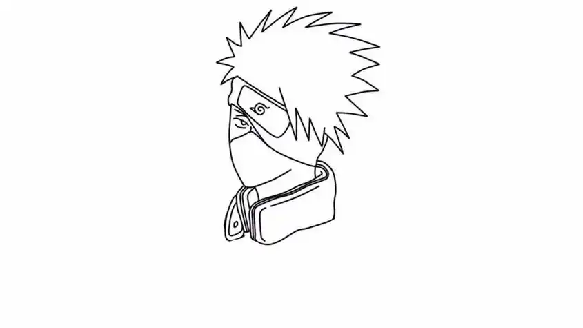 火影忍者神威卡卡西简笔画
