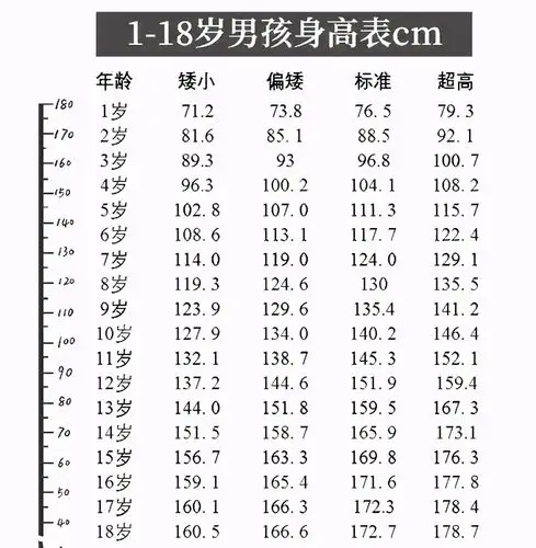 4cm,但是男孩子普遍发育比较晚,12岁左右的男孩标准身高是151.