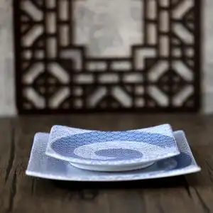 天猫国际进口超市天猫日本进口怀石料理日料餐具手绘花鸟釉下彩日式