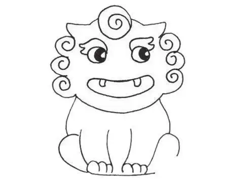 貔貅简笔画步骤教程及图片大全