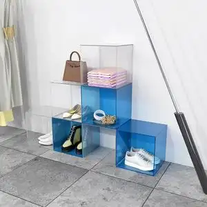 服装店展示架上墙亚克力陈列架衣架摆件鞋架模特站台包包展示货架