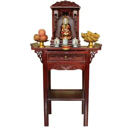 供桌条案中式神台家用贡品桌佛台香案佛龛财神爷佛柜
