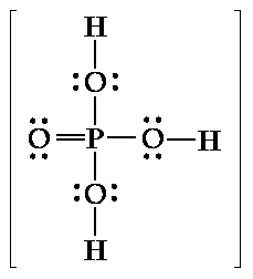 磷酸的价电子层lewis结构式