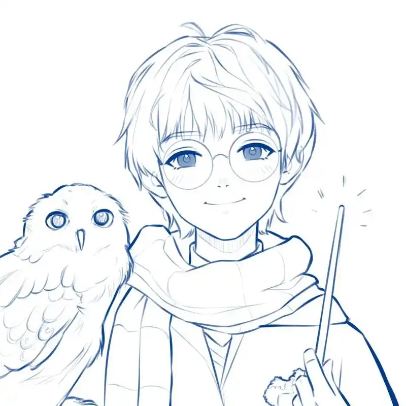 哈利波特|头像 附带过程图~ 客单展示