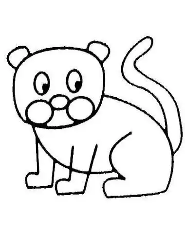 水果简笔画图片50张水果蔬菜高清简笔画手稿画华南虎简笔画老虎素材