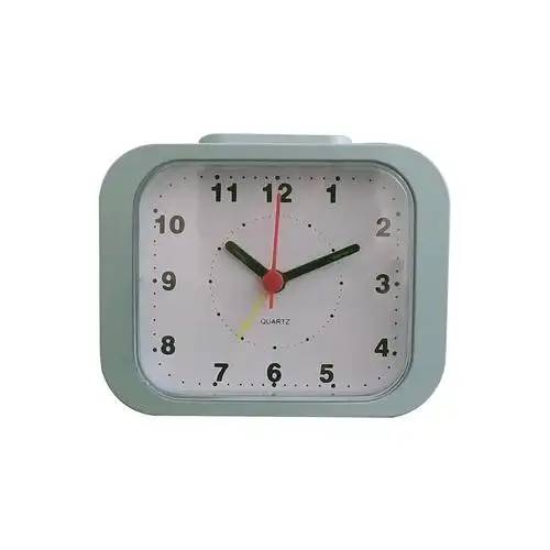 简单的定制设计方形塑料闹钟与光