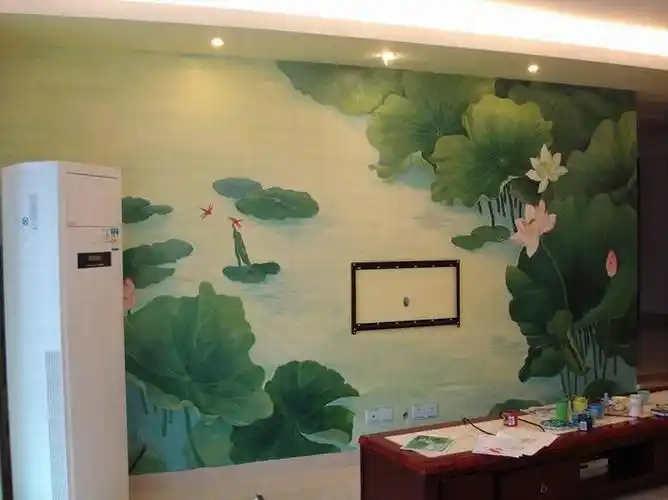 北京墙体彩绘墙体艺术画绘画装修艺术漆