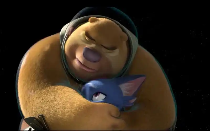 《熊出没之重返地球》熊二和阿布