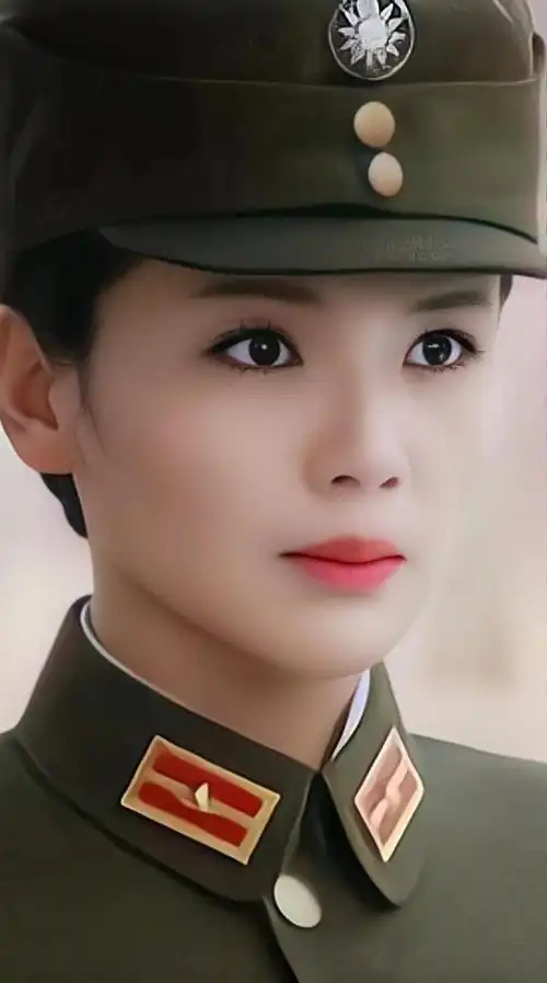 穿军装的女明星
