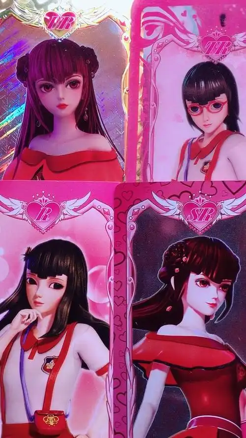 齐娜四种类型的卡片你喜欢哪种?