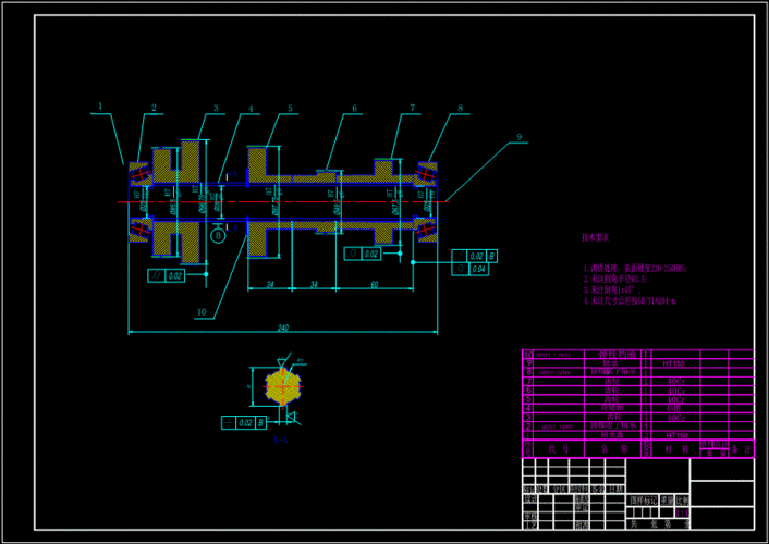ca6140车床主轴箱的设计素材(带cad图)