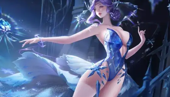 《王者荣耀》甄姬冰雪圆舞曲去内透视高清大图