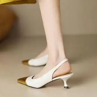 女士罗马凉鞋>他她千金(tataqianjin)>他她千金2023款时尚优雅拼色