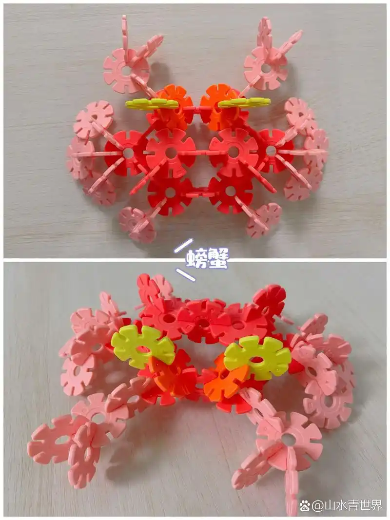 快来抄作业99雪花片——动物篇拼搭合集来咯～ 快来带小宝贝们一