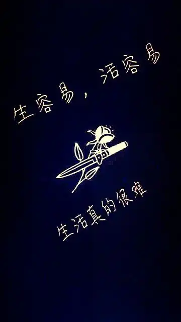 生容易,活容易生活真的很难.