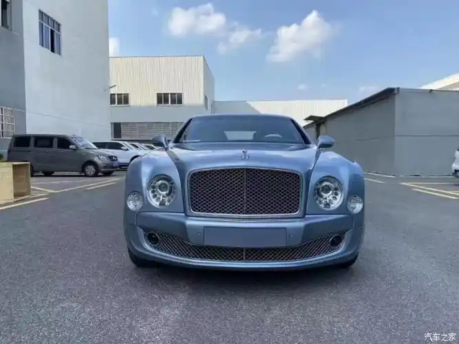 【图】天蓝色慕尚,帅的不要不要的_宾利论坛_汽车之家论坛