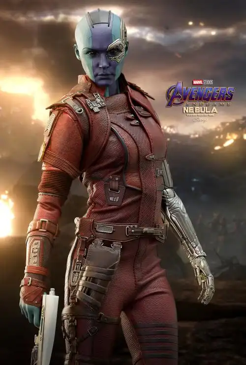《复仇者联盟4: 终局之战》星云1:6比例珍藏人偶实物图