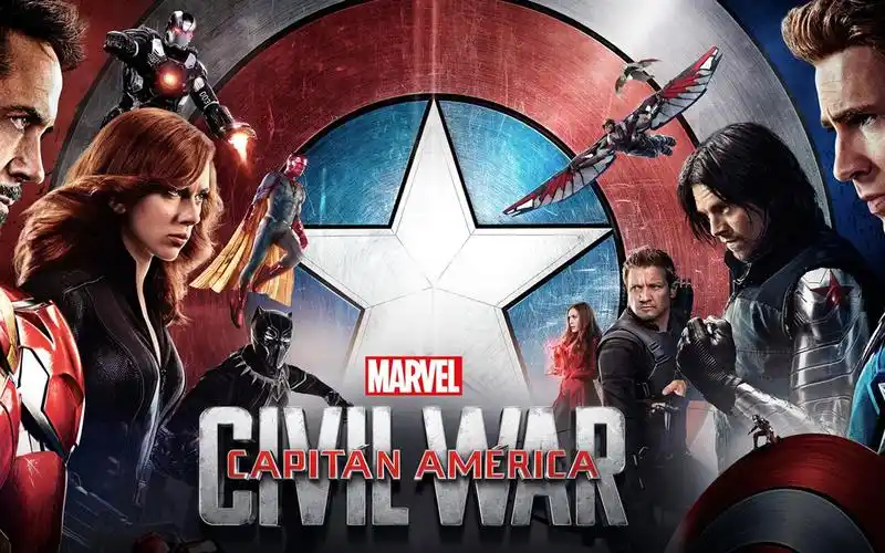 2016年的电影,美国队长3:内战hd 壁纸