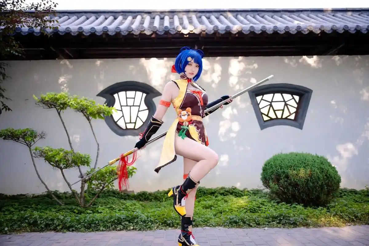 原神 香菱cos 急冻树,急冻树,好吃的急冻树 火史莱姆,是椒盐…还是