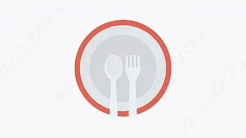 图片素材-023-餐具plate卡通扁平婴儿儿童玩具元素图标