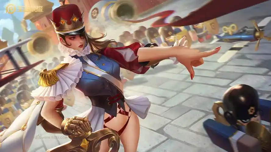 王者荣耀米莱狄胡桃异想国p衣去布料大图