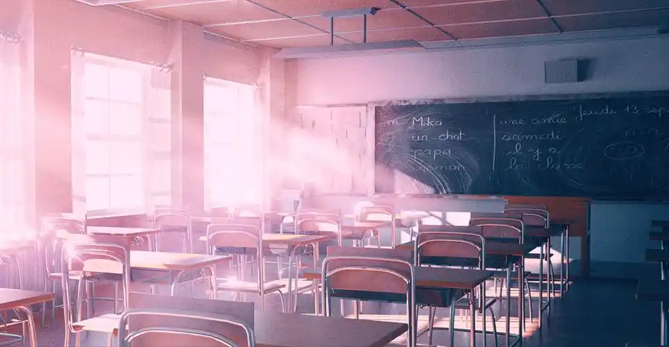 高中教室classroom场景氛围练习