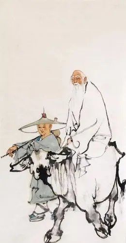 形略神出 简逸清雅——著名画家卢洪刚笔下的老子