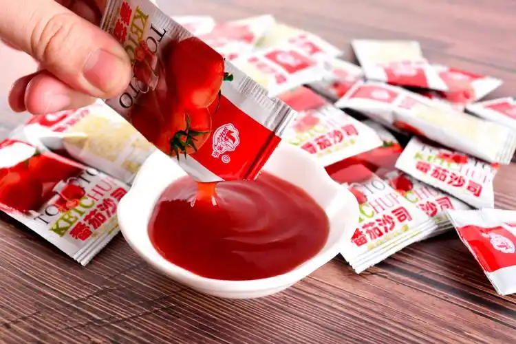 番茄酱小包10g家用小袋手抓饼酱赛乐oem酱料包薯条番茄沙司