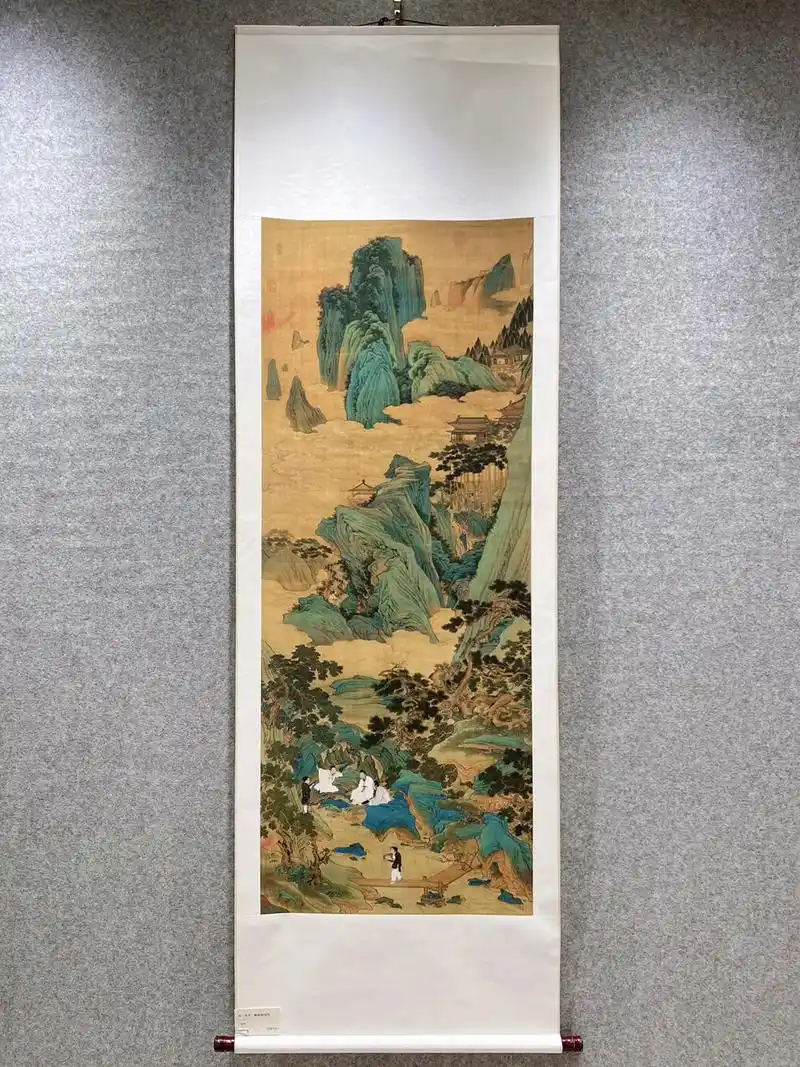 明 仇英 桃源仙境图1:1高清复刻 #国画 #传统文化 #国 - 抖音