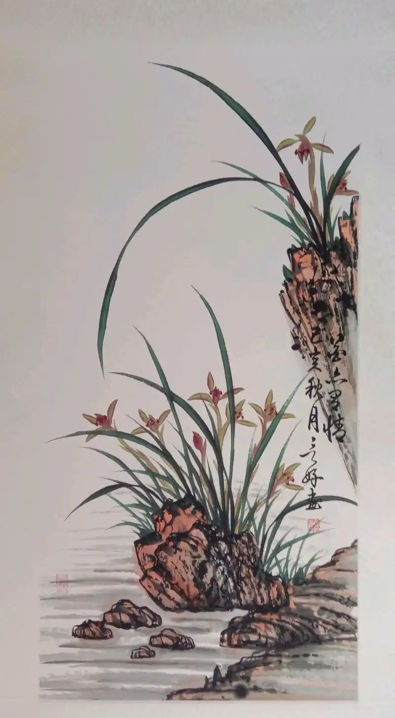 中国画家兰花作品精选图集