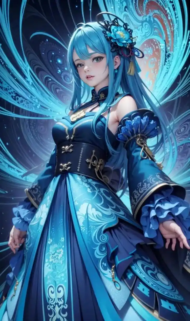 绿色翻版:古装#二次元 #动漫 #ai绘画 #图文伙伴计划 #美女