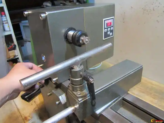 自制木工精密小车床铸铁轨重型