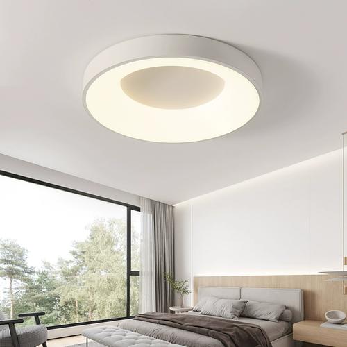 卧室灯吸顶灯北欧简约现代客厅2024新款极简圆形餐厅房间主卧室灯