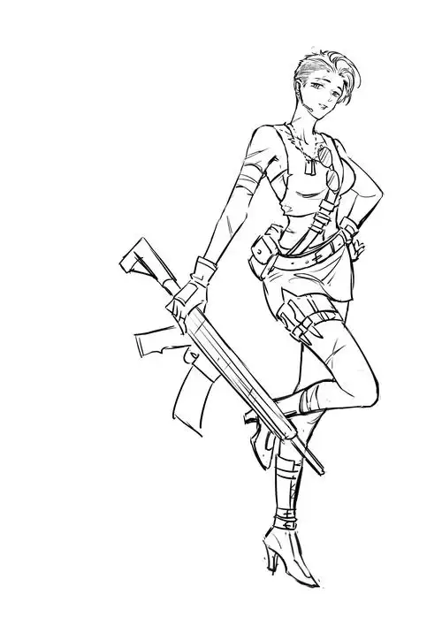 【福利活动】战场惊现女武士,手绘征稿大赛启动!